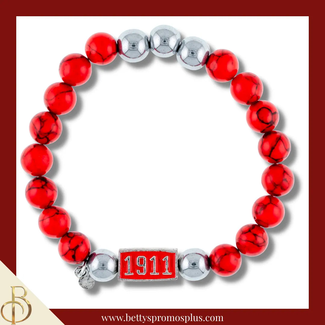 Kappa Alpha Psi ΚΑΨ Diggs Beaded Bracelet-Kappa Alpha Psi Paraphernalia-Kappa Alpha Psi Bracelet-Betty's Promos Plus