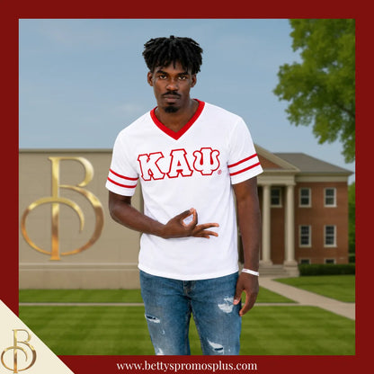 Kappa Alpha Psi ΚΑΨ Double Stitched Appliqué Embroidered Jersey T-Shirt-Kappa Alpha Psi Paraphernalia-Kappa Alpha Psi T-Shirts-Betty's Promos Plus
