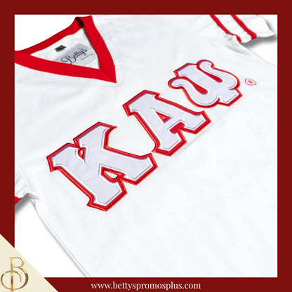 Kappa Alpha Psi ΚΑΨ Double Stitched Appliqué Embroidered Jersey T-Shirt-Kappa Alpha Psi Paraphernalia-Kappa Alpha Psi T-Shirts-Betty's Promos Plus