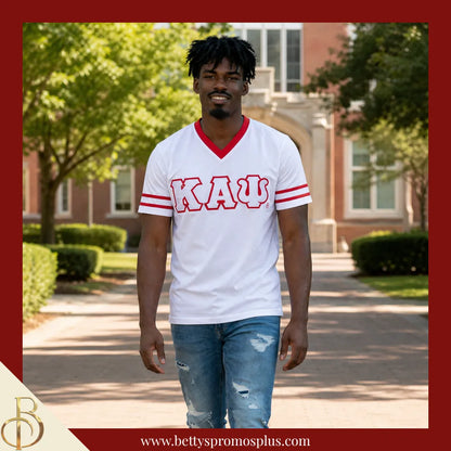 Kappa Alpha Psi ΚΑΨ Double Stitched Appliqué Embroidered Jersey T-Shirt-Kappa Alpha Psi Paraphernalia-Kappa Alpha Psi T-Shirts-Betty's Promos Plus