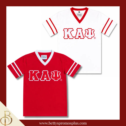 Kappa Alpha Psi ΚΑΨ Double Stitched Appliqué Embroidered Jersey T-Shirt-Kappa Alpha Psi Paraphernalia-Kappa Alpha Psi T-Shirts-Betty's Promos Plus