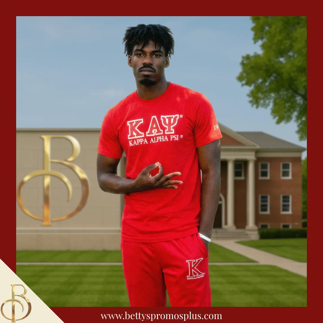 Kappa Alpha Psi ΚΑΨ Elite Jogger Pants with Zippered Leg Opening-Kappa Alpha Psi Paraphernalia-Kappa Alpha Psi Jogger Pants-Betty's Promos Plus