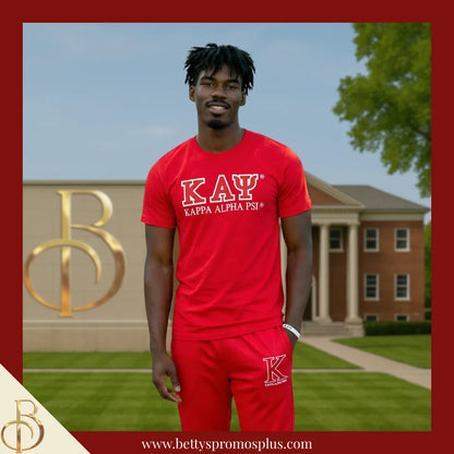 Kappa Alpha Psi ΚΑΨ Elite Jogger Pants with Zippered Leg Opening-Kappa Alpha Psi Paraphernalia-Kappa Alpha Psi Jogger Pants-Betty's Promos Plus