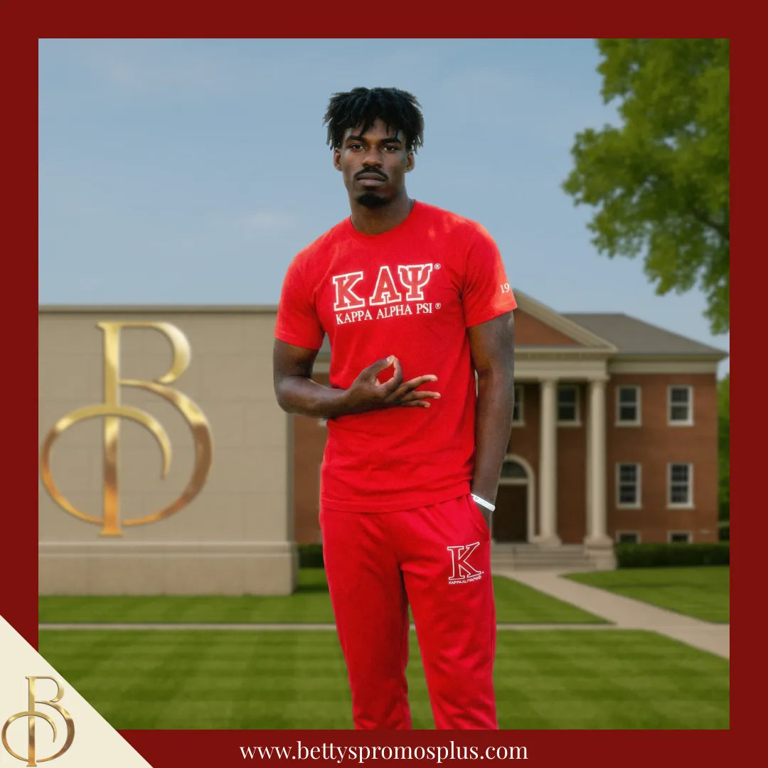 Kappa Alpha Psi ΚΑΨ Elite Jogger Pants with Zippered Leg Opening-Kappa Alpha Psi Paraphernalia-Kappa Alpha Psi Jogger Pants-Betty's Promos Plus