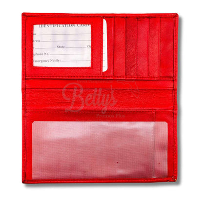 Kappa Alpha Psi ΚΑΨ Embossed Leather Checkbook Holder Wallet-Kappa Alpha Psi Paraphernalia-Kappa Alpha Psi Wallet-Betty's Promos Plus
