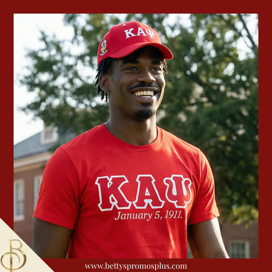 Kappa Alpha Psi ΚΑΨ Embroidered Shield Baseball Cap-Kappa Alpha Psi Paraphernalia-Kappa Alpha Psi Hats-Betty's Promos Plus
