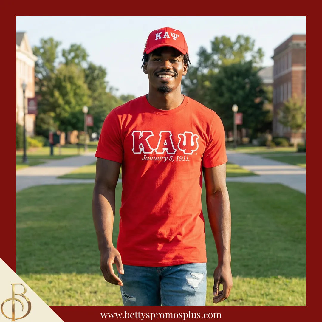 Kappa Alpha Psi ΚΑΨ Embroidered Shield Baseball Cap-Kappa Alpha Psi Paraphernalia-Kappa Alpha Psi Hats-Betty's Promos Plus