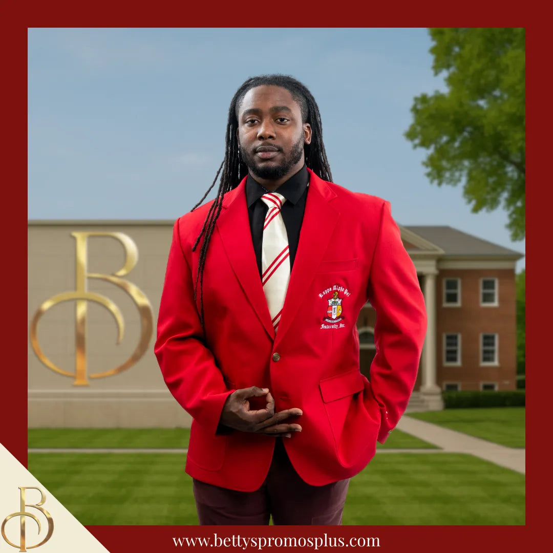 Kappa Alpha Psi ΚΑΨ Embroidered Shield Crest Blazer Sport Coat