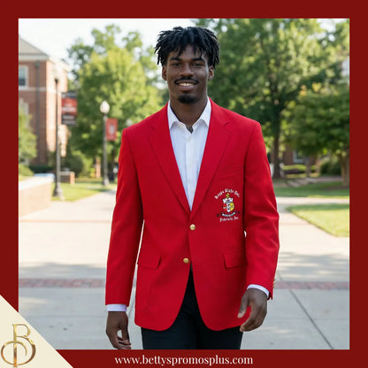 Kappa Alpha Psi ΚΑΨ Embroidered Shield Crest Blazer Sport Coat-Kappa Alpha Psi Paraphernalia-Kappa Alpha Psi Blazers-Betty's Promos Plus
