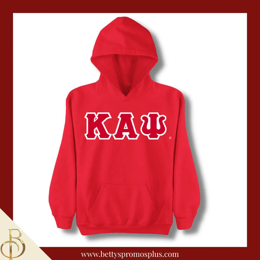 Kappa Alpha Psi ΚΑΨ Greek Letter Double-Stitched Embroidered Hoodie-Kappa Alpha Psi Paraphernalia-Kappa Alpha Psi Hoodie-Betty's Promos Plus