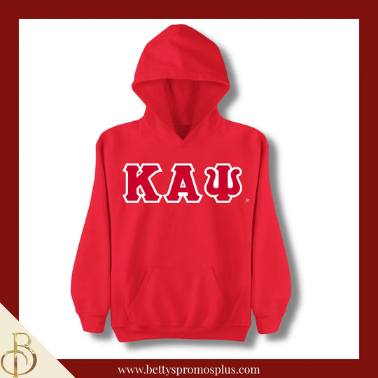 Kappa Alpha Psi ΚΑΨ Greek Letter Double-Stitched Embroidered Hoodie-Kappa Alpha Psi Paraphernalia-Kappa Alpha Psi Hoodie-Betty's Promos Plus