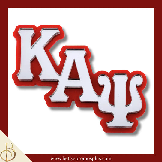 Kappa Alpha Psi ΚΑΨ Greek Letters Acrylic Lapel Pin-Red-Kappa Alpha Psi Paraphernalia-Kappa Alpha Psi Lapel Pin-Betty's Promos Plus