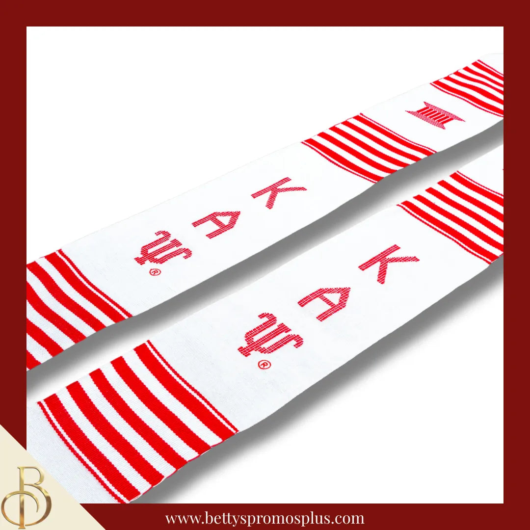 Kappa Alpha Psi ΚΑΨ Greek Letters Kente Cloth Graduation Stole-Kappa Alpha Psi Paraphernalia-Kappa Alpha Psi Graduation Stole-Betty's Promos Plus