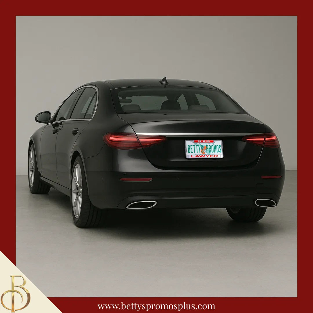 Kappa Alpha Psi ΚΑΨ Lawyer Chrome Laser Engraved Mirrored Acrylic Auto Tag License Plate Frame-Kappa Alpha Psi Paraphernalia-Kappa Alpha Psi Auto Tag Frame-Betty's Promos Plus