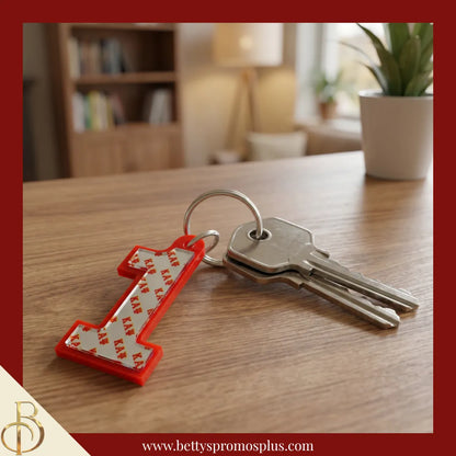 Kappa Alpha Psi ΚΑΨ Line Number Mirrored Acrylic Keychain Available 1-25-Kappa Alpha Psi Paraphernalia-Kappa Alpha Psi Keychain-Betty's Promos Plus