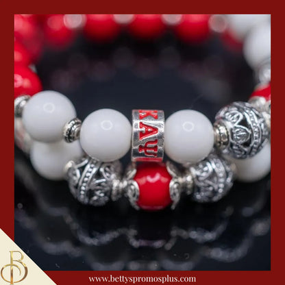 Kappa Alpha Psi ΚΑΨ Royalty Beaded Bracelet-Kappa Alpha Psi Paraphernalia-Kappa Alpha Psi Bracelet-Betty's Promos Plus