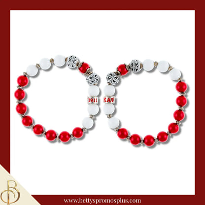 Kappa Alpha Psi ΚΑΨ Royalty Beaded Bracelet-Kappa Alpha Psi Paraphernalia-Kappa Alpha Psi Bracelet-Betty's Promos Plus