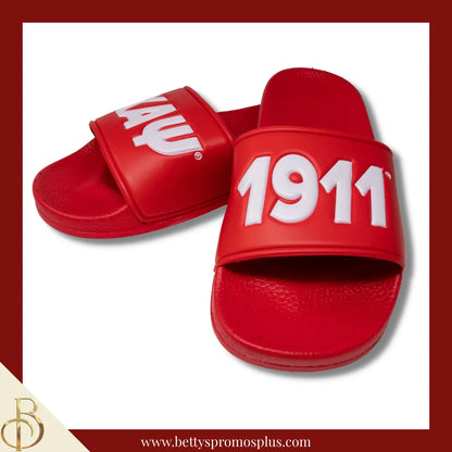 Kappa Alpha Psi ΚΑΨ Sandals with Drawstring Travel Bag-Kappa Alpha Psi Paraphernalia-Kappa Alpha Psi Sandals-Betty's Promos Plus