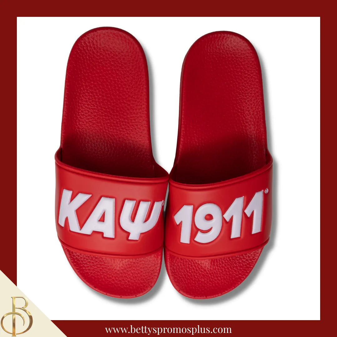 Kappa Alpha Psi ΚΑΨ Sandals with Drawstring Travel Bag-Kappa Alpha Psi Paraphernalia-Kappa Alpha Psi Sandals-Betty's Promos Plus