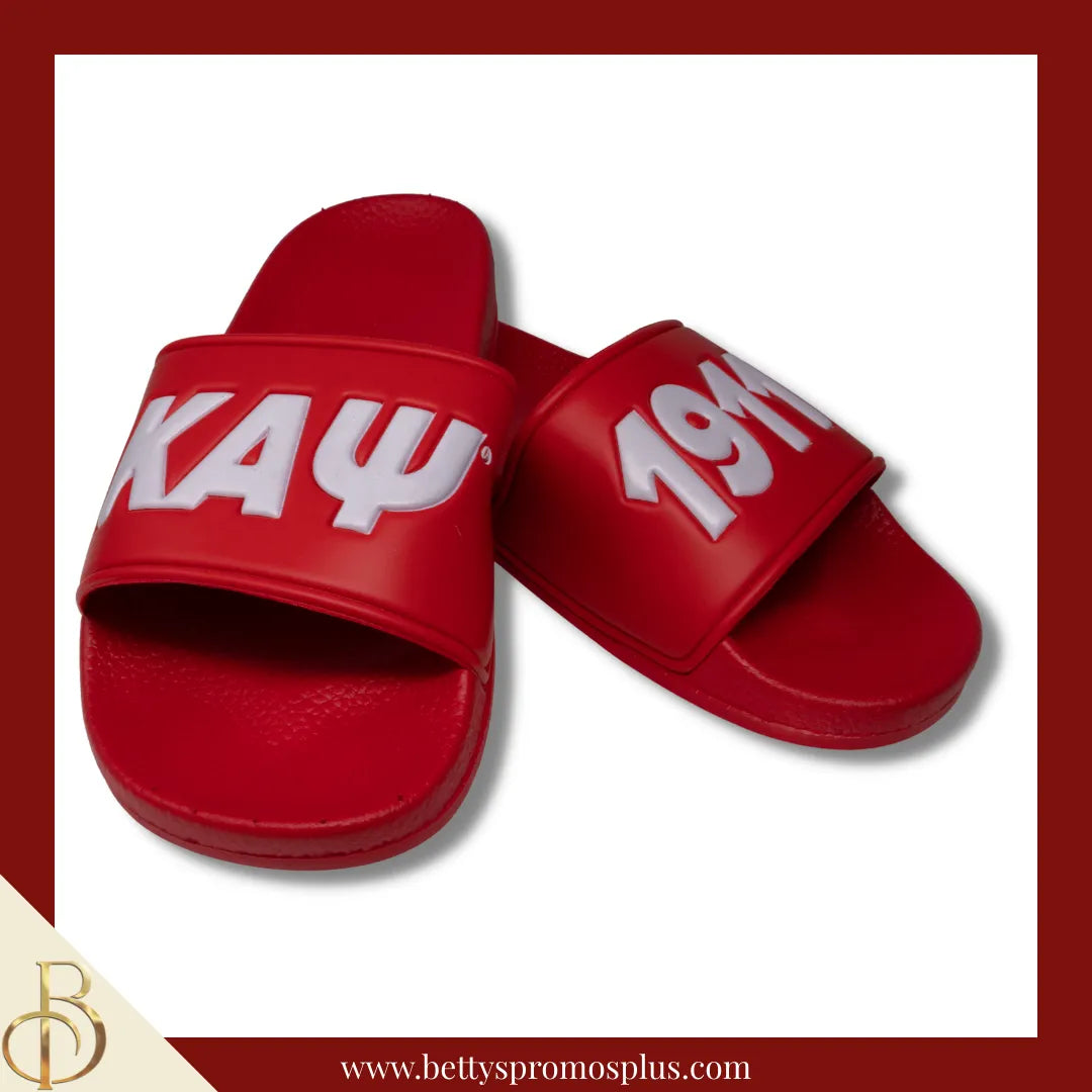 Kappa Alpha Psi ΚΑΨ Sandals with Drawstring Travel Bag-Kappa Alpha Psi Paraphernalia-Kappa Alpha Psi Sandals-Betty's Promos Plus