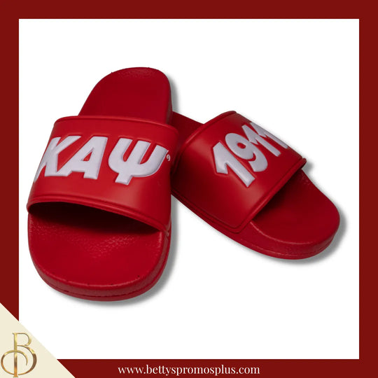 Kappa Alpha Psi ΚΑΨ Sandals with Drawstring Travel Bag-Small (5-6)-Kappa Alpha Psi Paraphernalia-Kappa Alpha Psi Sandals-Betty's Promos Plus
