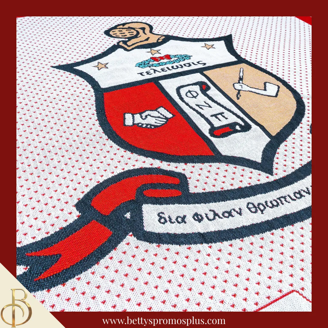 Kappa Alpha Psi ΚΑΨ Shield Afghan Throw Blanket-Kappa Alpha Psi Paraphernalia-Kappa Alpha Psi Blanket-Betty's Promos Plus