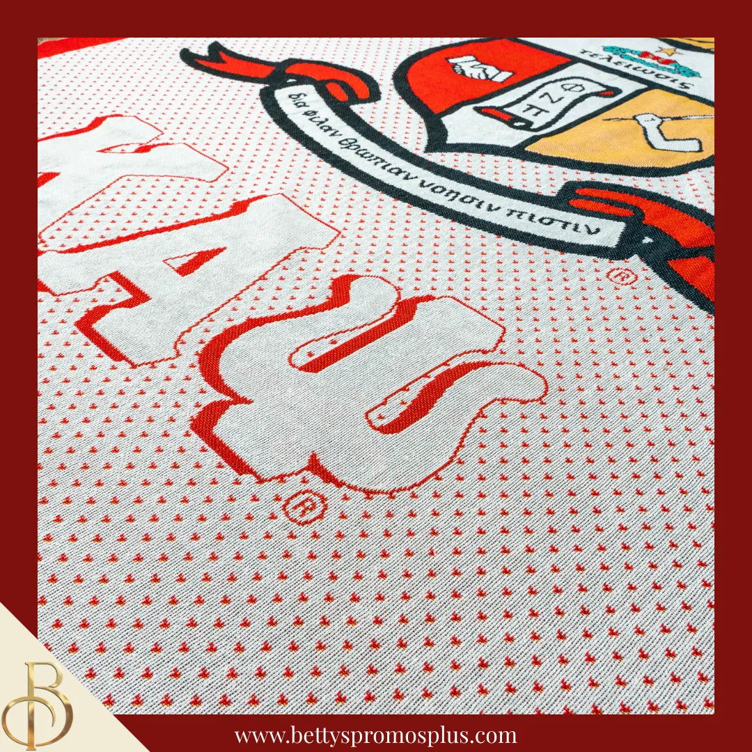 Kappa Alpha Psi ΚΑΨ Shield Afghan Throw Blanket-Kappa Alpha Psi Paraphernalia-Kappa Alpha Psi Blanket-Betty's Promos Plus