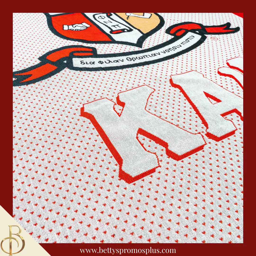 Kappa Alpha Psi ΚΑΨ Shield Afghan Throw Blanket-Kappa Alpha Psi Paraphernalia-Kappa Alpha Psi Blanket-Betty's Promos Plus