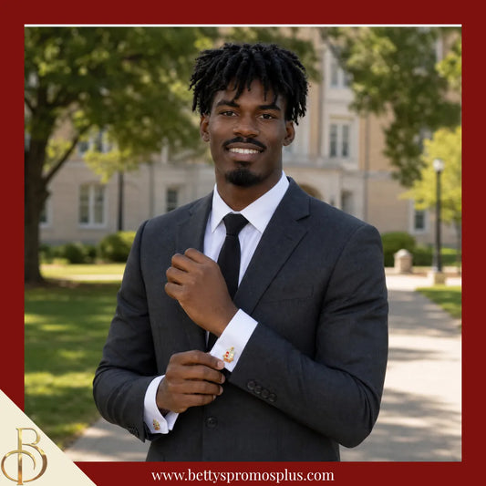 Kappa Alpha Psi ΚΑΨ Shield Cuff Links-Kappa Alpha Psi Paraphernalia-Kappa Alpha Psi Cuff Links-Betty's Promos Plus