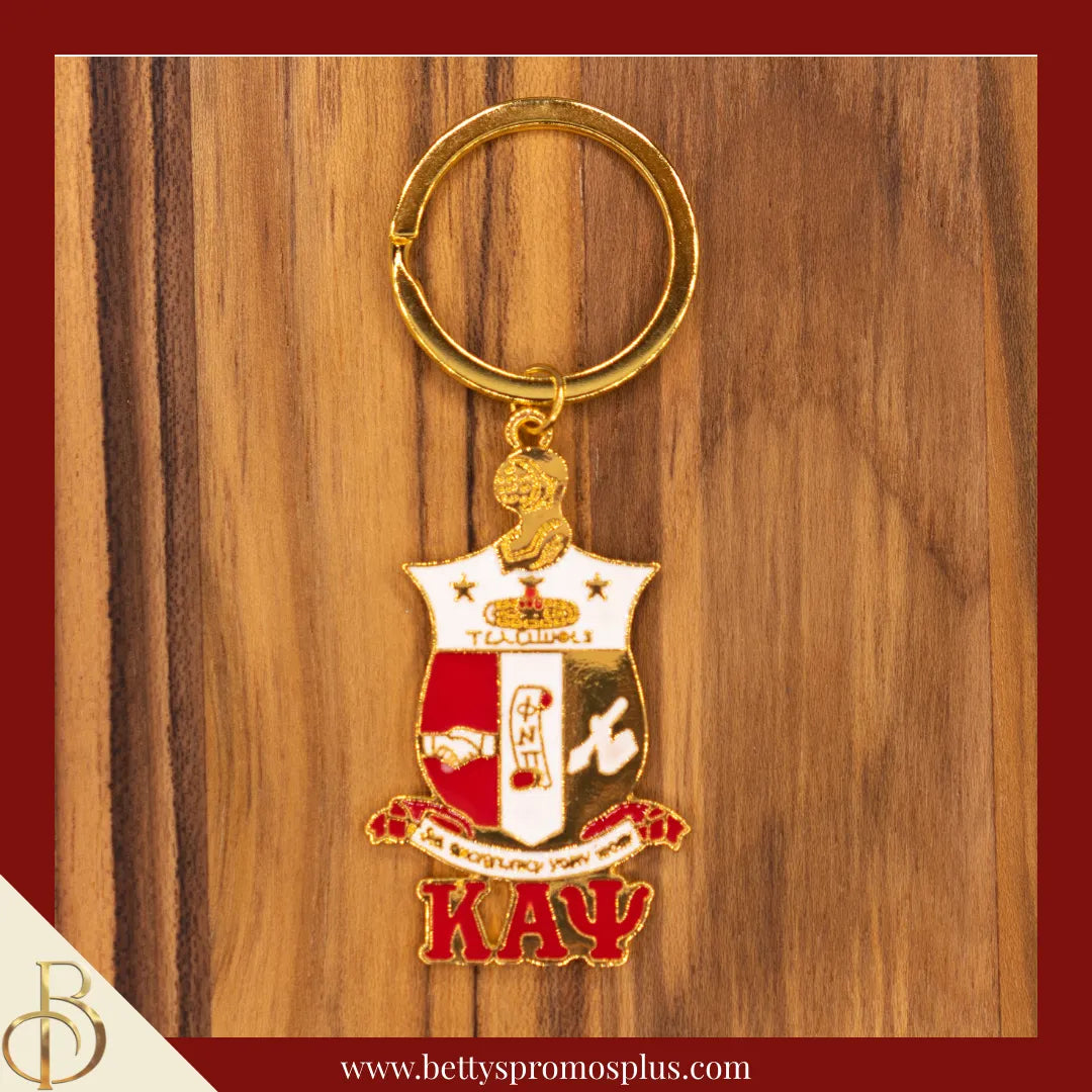 Kappa Alpha Psi ΚΑΨ Shield Keychain-Kappa Alpha Psi Paraphernalia-Kappa Alpha Psi Keychain-Betty's Promos Plus