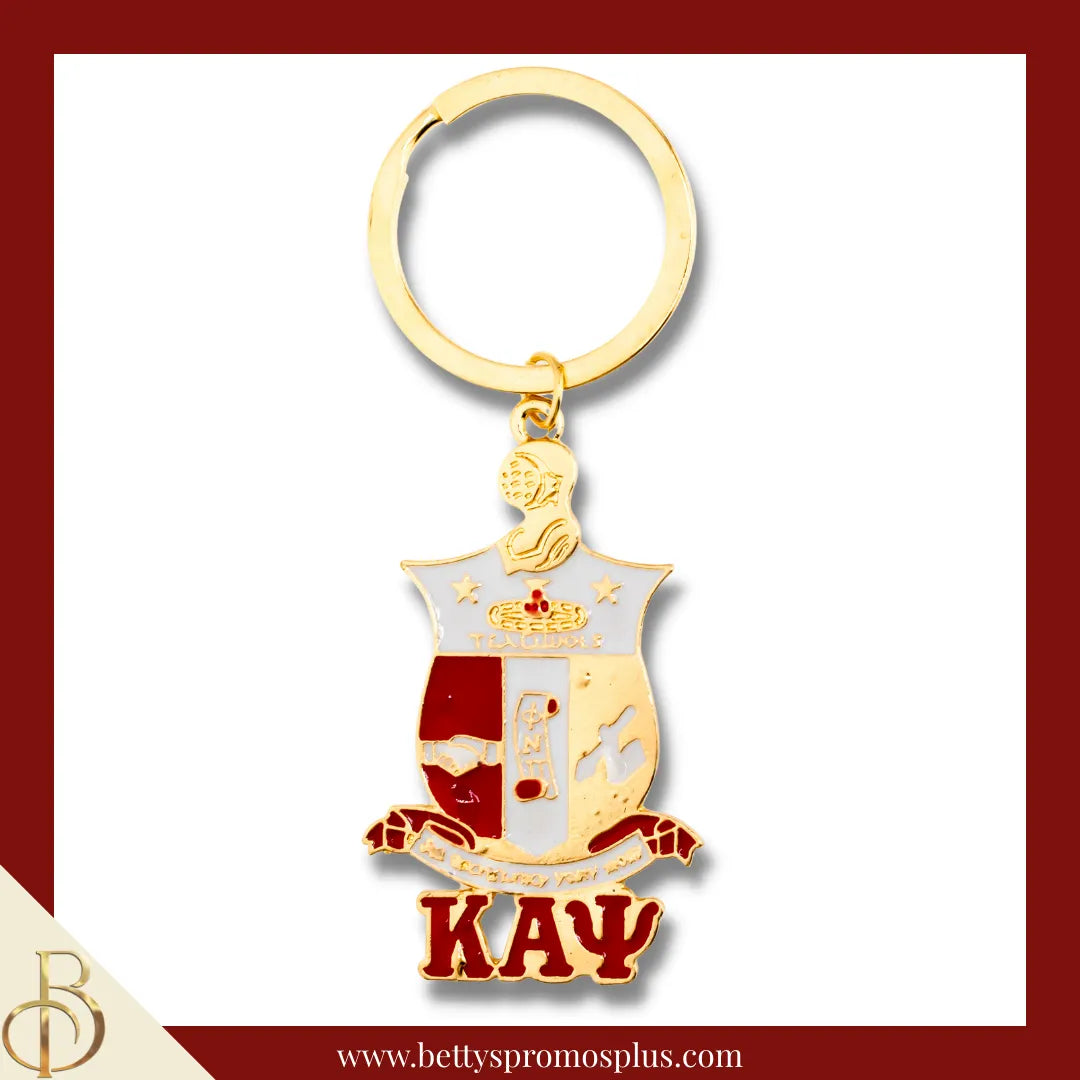 Kappa Alpha Psi ΚΑΨ Shield Keychain-Kappa Alpha Psi Paraphernalia-Kappa Alpha Psi Keychain-Betty's Promos Plus