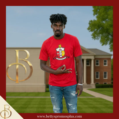 Kappa Alpha Psi ΚΑΨ Shield Performance Moisture Wicking Screen Printed Workout T-Shirt-Kappa Alpha Psi Paraphernalia-Kappa Alpha Psi T-Shirts-Betty's Promos Plus