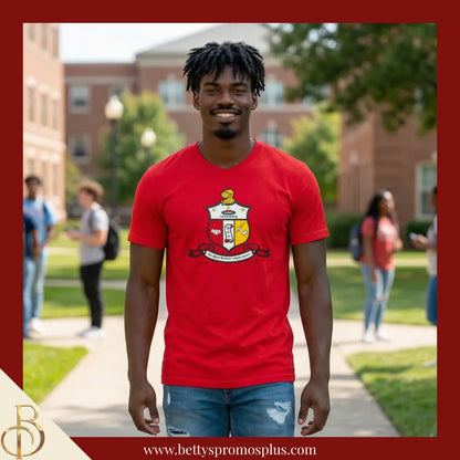 Kappa Alpha Psi ΚΑΨ Shield Performance Moisture Wicking Screen Printed Workout T-Shirt-Kappa Alpha Psi Paraphernalia-Kappa Alpha Psi T-Shirts-Betty's Promos Plus