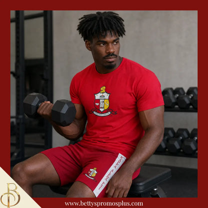 Kappa Alpha Psi ΚΑΨ Shield Performance Moisture Wicking Screen Printed Workout T-Shirt-Kappa Alpha Psi Paraphernalia-Kappa Alpha Psi T-Shirts-Betty's Promos Plus