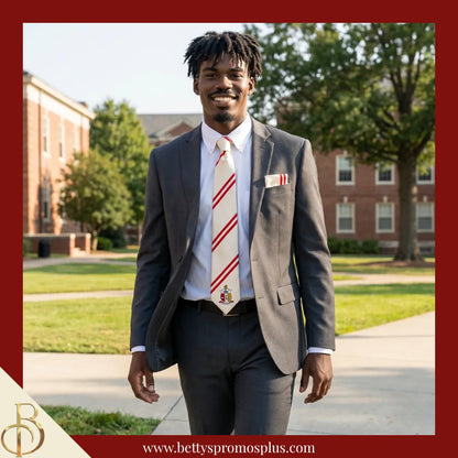 Kappa Alpha Psi ΚΑΨ Tie and Pocket Square Combo-Kappa Alpha Psi Paraphernalia-Kappa Alpha Psi Tie Set-Betty's Promos Plus