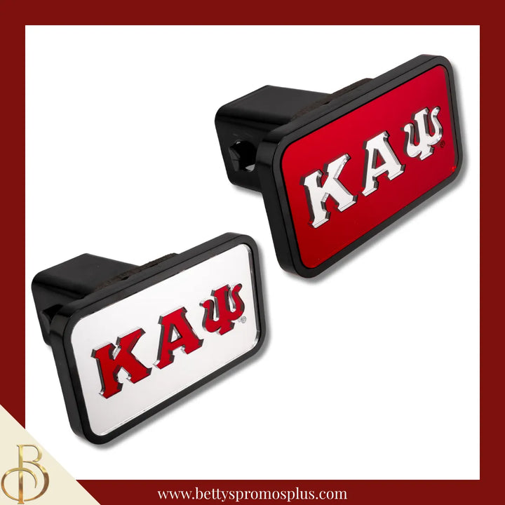 Kappa Alpha Psi ΚΑΨ Tow Hitch Cover with Laser Engraved Greek Letters