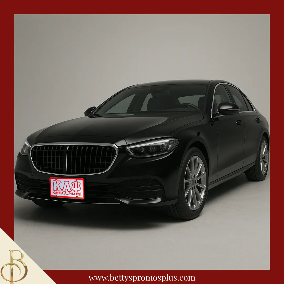 Kappa Alpha Psi ΚΑΨ with Kappa Alpha Psi Laser Engraved Mirrored Acrylic Auto Tag License Plate-Kappa Alpha Psi Paraphernalia-Kappa Alpha Psi Auto Tag-Betty's Promos Plus