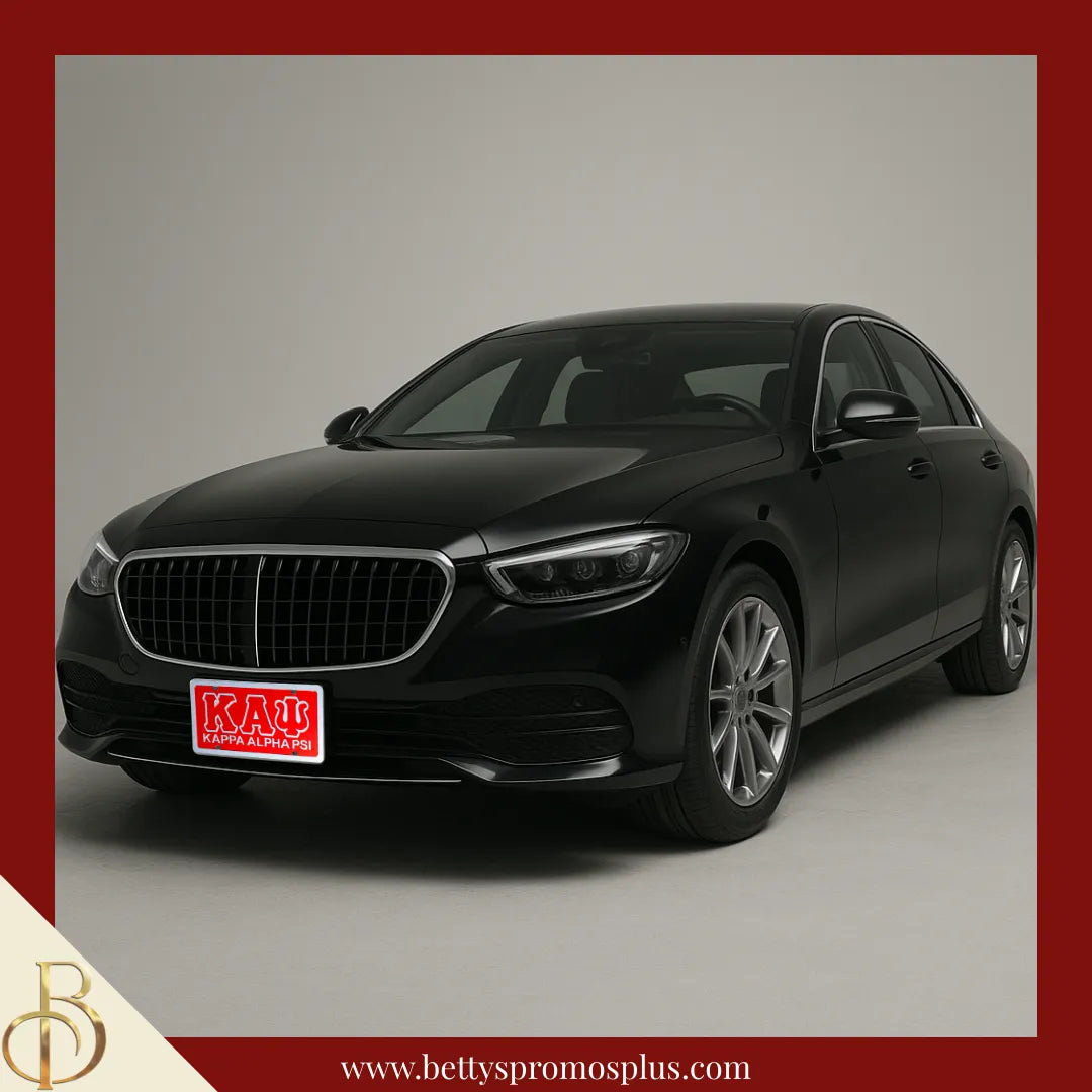 Kappa Alpha Psi ΚΑΨ with Kappa Alpha Psi Laser Engraved Mirrored Acrylic Auto Tag License Plate-Kappa Alpha Psi Paraphernalia-Kappa Alpha Psi Auto Tag-Betty's Promos Plus