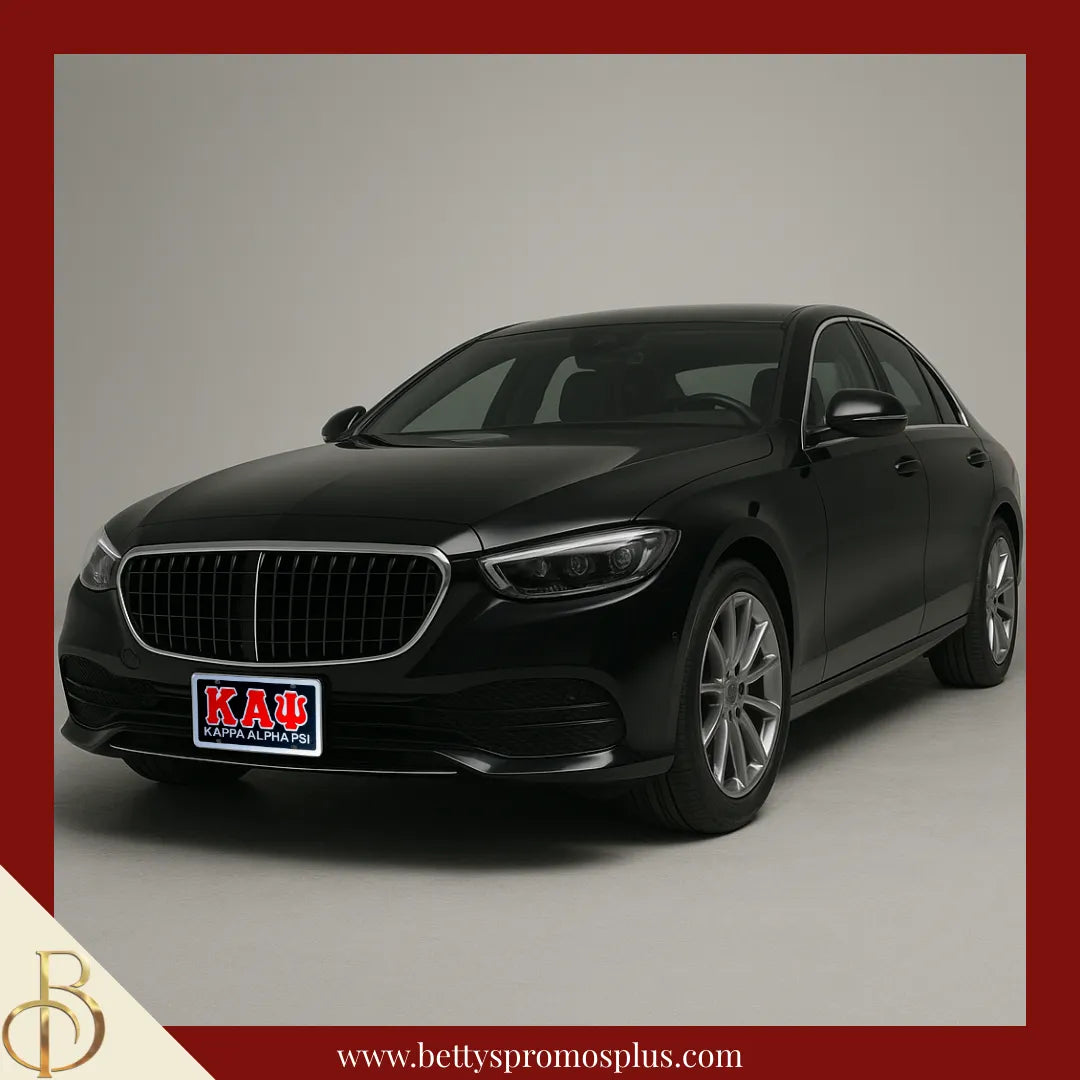 Kappa Alpha Psi ΚΑΨ with Kappa Alpha Psi Laser Engraved Mirrored Acrylic Auto Tag License Plate-Kappa Alpha Psi Paraphernalia-Kappa Alpha Psi Auto Tag-Betty's Promos Plus