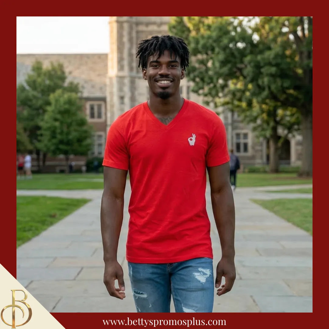 Kappa Alpha Psi ΚΑΨ Yo Embroidered T-Shirt-Kappa Alpha Psi Paraphernalia-Kappa Alpha Psi T-Shirts-Betty's Promos Plus