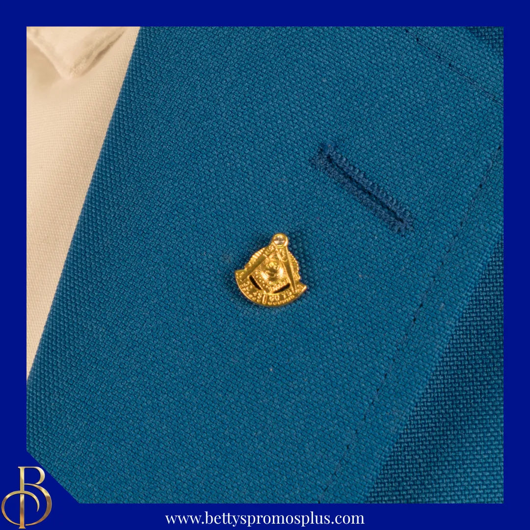 Mason Freemason Masonic Gold Compass Lapel Pin-Masonic Paraphernalia-Masonic Lapel Pin-Betty's Promos Plus
