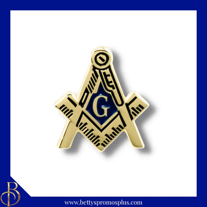 Mason Freemason Masonic Shield Lapel Pin-Masonic Paraphernalia-Masonic Lapel Pin-Betty's Promos Plus