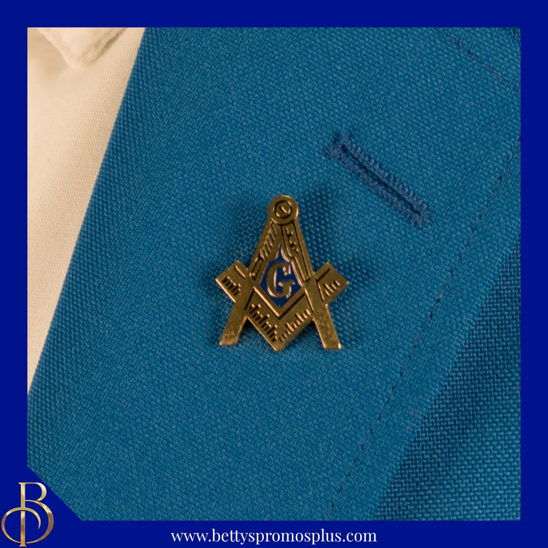Mason Freemason Masonic Shield Lapel Pin-Masonic Paraphernalia-Masonic Lapel Pin-Betty's Promos Plus