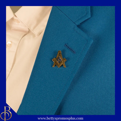 Mason Freemason Masonic Shield Lapel Pin-Masonic Paraphernalia-Masonic Lapel Pin-Betty's Promos Plus