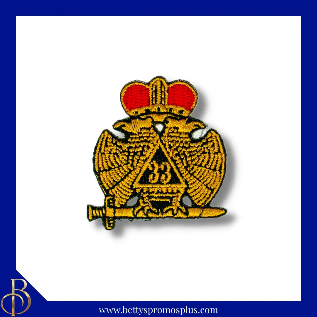 Mason Masonic Embroidered Iron On Freemason Patch-Masonic Paraphernalia-Masonic Patch-Betty's Promos Plus