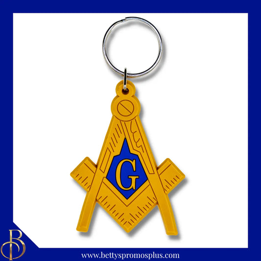 Mason Masonic PVC Keychain-Masonic Paraphernalia-Masonic Keychain-Betty's Promos Plus