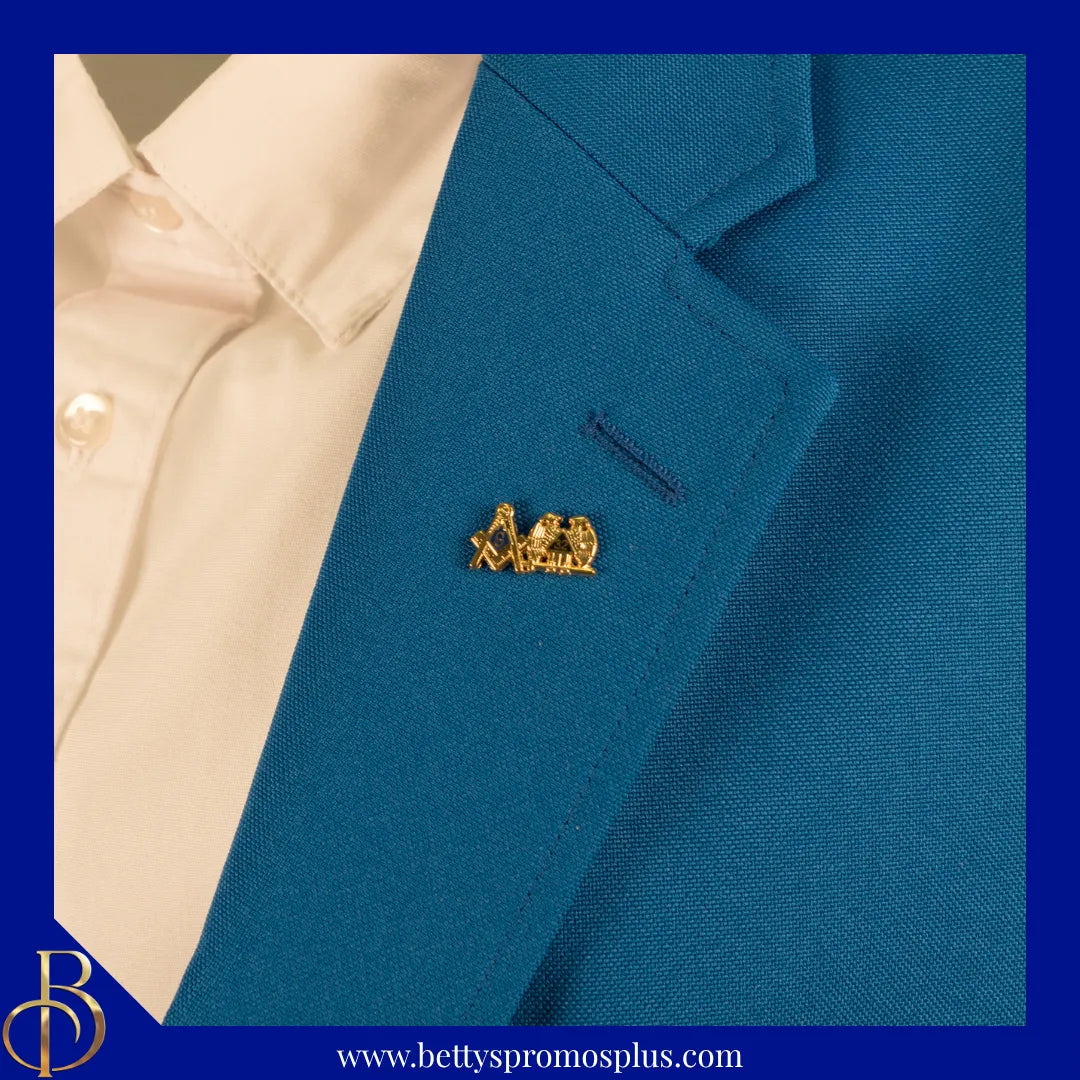 Mason Masonic Shield & Scottish Rite 32nd Degree Freemason Lapel Pin-Masonic Paraphernalia-Masonic Lapel Pin-Betty's Promos Plus