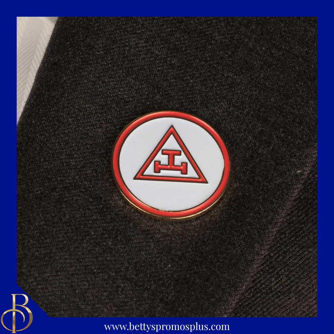Mason Masonic Triple Tau Royal Arch Symbol Freemason Lapel Pin-Masonic Paraphernalia-Masonic Lapel Pin-Betty's Promos Plus