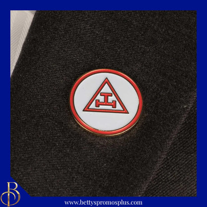 Mason Masonic Triple Tau Royal Arch Symbol Freemason Lapel Pin-Masonic Paraphernalia-Masonic Lapel Pin-Betty's Promos Plus
