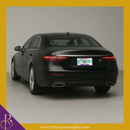 Omega Psi Phi ΩΨΦ 1911 Chrome Laser Engraved Mirrored Acrylic Auto Tag License Plate Frame-Omega Psi Phi Paraphernalia-Omega Psi Phi Auto Tag Frame-Betty's Promos Plus
